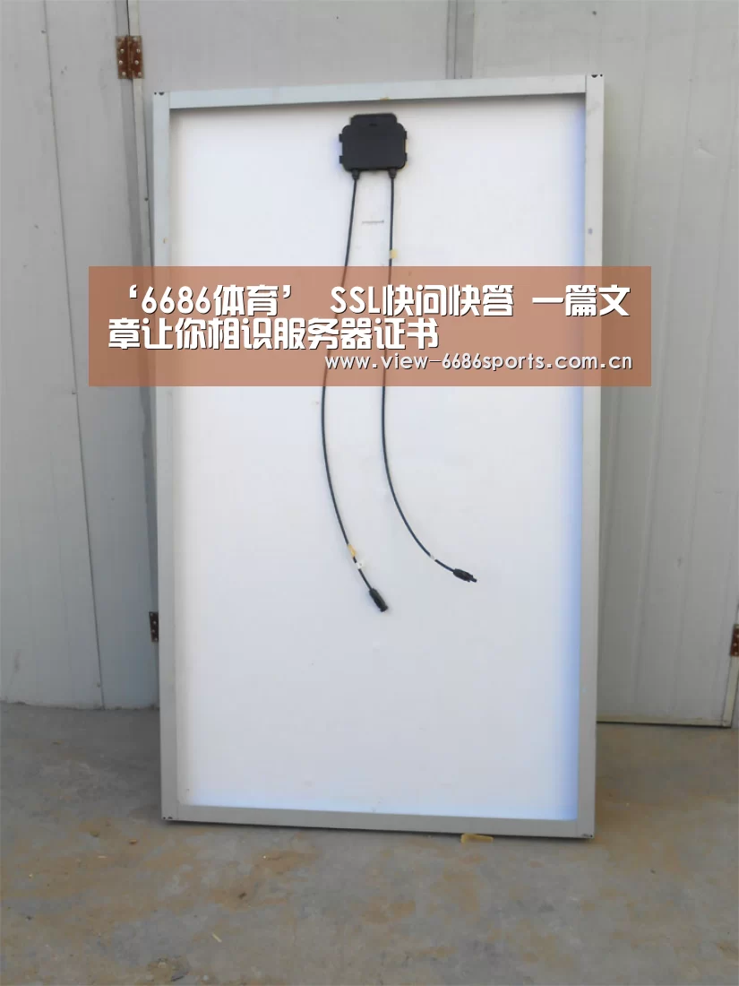 ‘6686体育’
SSL快问快答 一篇文章让你相识服务器证书(图3) 6686体育